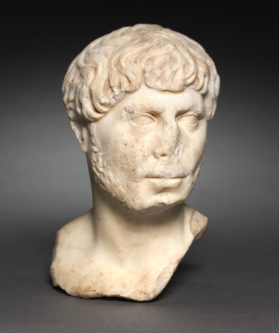 Hoofd van een bebaarde man door Roman Imperial Period