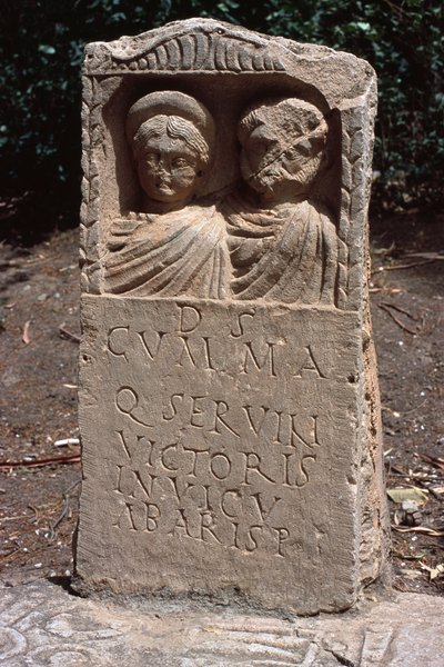Stèle, Hoge Keizerlijke Periode (27 v.Chr.-395 n.Chr.) door Roman Imperial Period