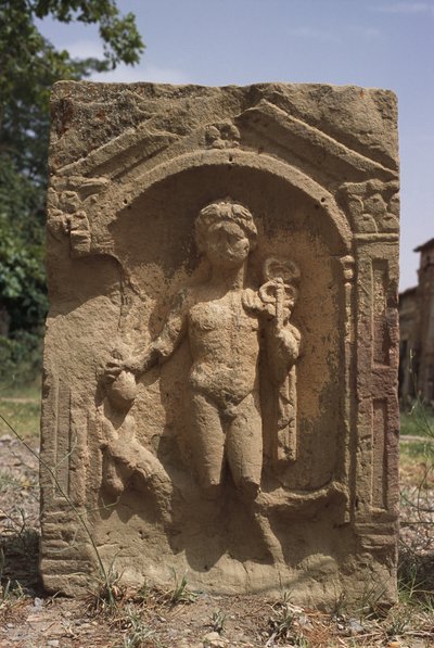 Stèle met Afbeelding van Mercurius, Hoge Keizerlijke Periode (27 v.Chr.-395 n.Chr.) door Roman Imperial Period