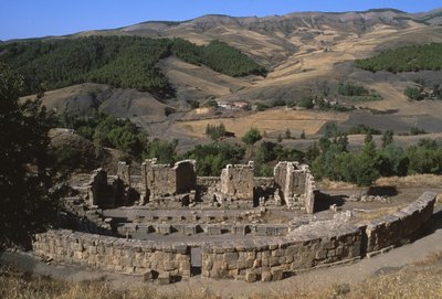 Uitzicht op het theater, Hoge Keizerlijke Periode door Roman Imperial Period