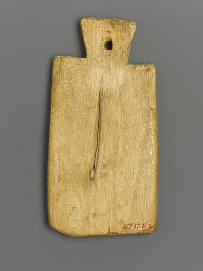 Mummie label met Griekse inscriptie door Roman Period Egyptian