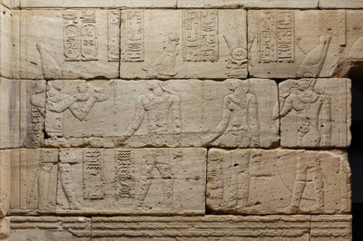 Reliëf van de Tempel van Dendur door Roman Period Egyptian