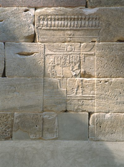 Reliëf uit de Tempel van Dendur, ca. 10 v.Chr. door Roman Period Egyptian