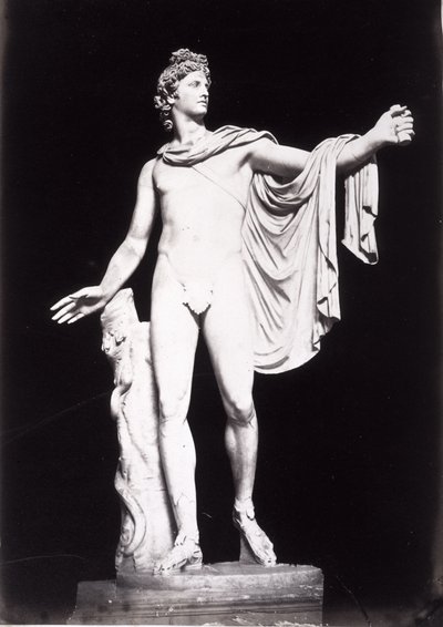 Apollo Belvedere, kopie van een Grieks origineel uit de 4e eeuw voor Christus, vóór de verwijdering van eerdere restauraties door Roman Roman