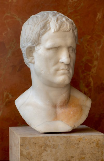 Buste van Agrippa (ca. 64 v.Chr. - 12 v.Chr.) door Roman Roman