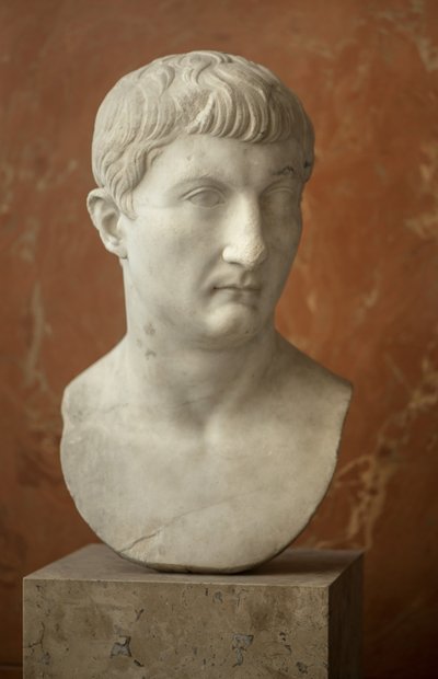 Kunst Rome Buste van Drusus de Jongere (13 v.Chr. - 23 n.Chr.) marmer door Roman Roman