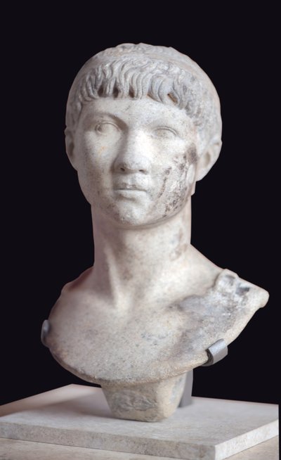 Buste van Ptolemaeus van Mauretanië (10 BC - 40 AD) door Roman Roman