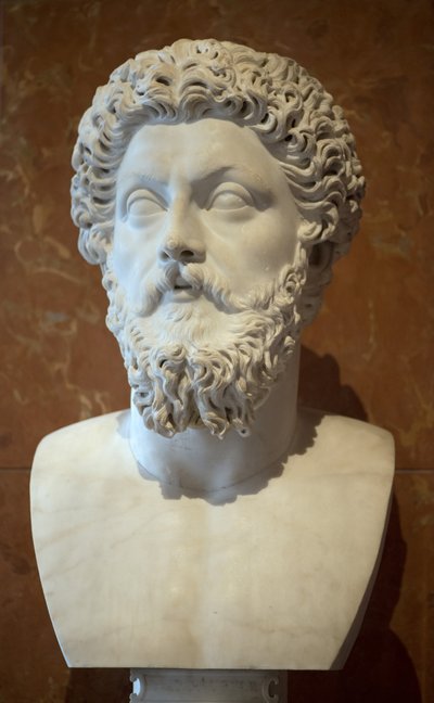 Kunst Rome Buste van de Romeinse keizer Marcus Aurelius (121 - 180 AD) marmer door Roman Roman
