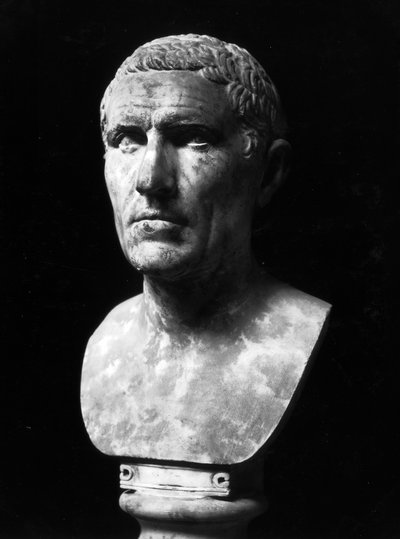 Buste van Marcus Claudius Marcellus (ca. 268-208 v.Chr.) door Roman Roman