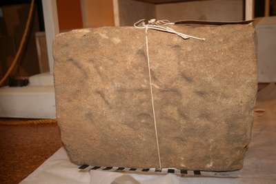 Centuriale steen van Valerius Versus, 43-410 AD door Roman Roman