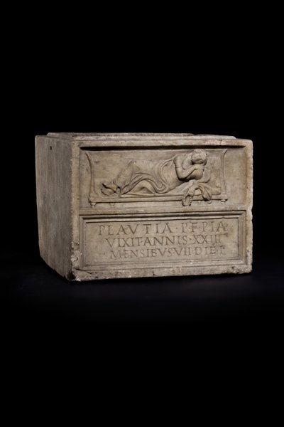 Cinerarium, ca. late 1e-vroege 2e eeuw n.Chr. door Roman Roman
