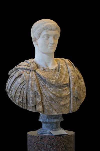 Constantijn I (337 - 350 AD) sculptuur, Romeinse kunst door Roman Roman