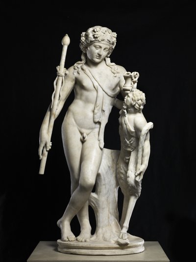 Dionysus met Pan, AD 50-150 door Roman Roman