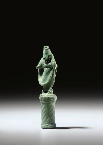 Topstuk, c.1e - 2e eeuw na Christus (brons) door Roman Roman