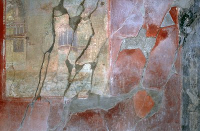 Fresco uit Huis van Ephebus, Pompeii (UNESCO Werelderfgoedlijst) door Roman Roman