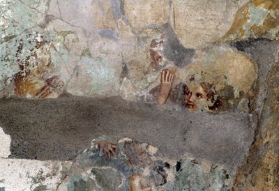 Fresco uit het Huis van Caius Julius Polybius, Pompeii (UNESCO Werelderfgoedlijst) door Roman Roman