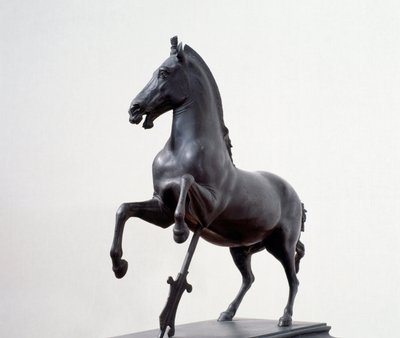 Galopperend paard (Bronzen sculptuur naar een Grieks origineel uit de 4e eeuw v.Chr.) door Roman Roman