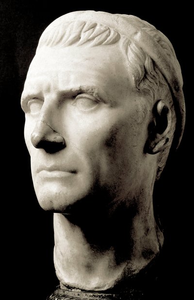 Hoofd van Antiochos III de Grote (223-187 v.Chr.), Koning van Seleuciden - Marmeren sculptuur - Louvre Museum, Parijs door Roman Roman