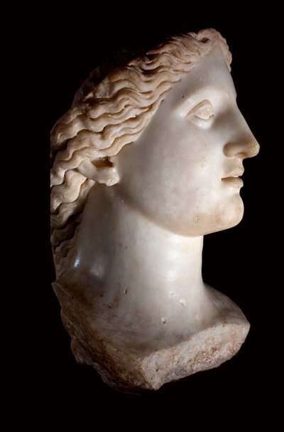 Hoofd van de godin Juno door Roman Roman