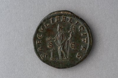 Sestertius van Julia Domna door Roman Roman