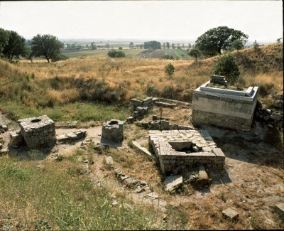 Tempel en altaar van offers door Roman Roman