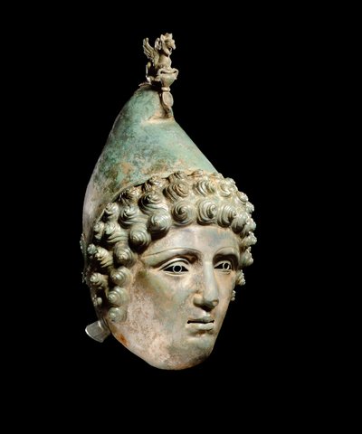 De Crosby Garrett helm, laat 1e-2e eeuw na Christus door Roman Roman