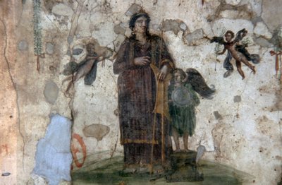 Venus Pompeiana, fresco uit de Taberna van de Vier Goden, Via dell