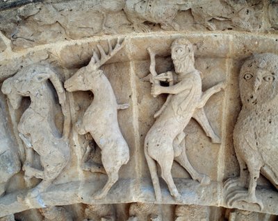 Een Boogschutter. (detail) door Romanesque