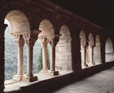 Overzicht van het prioraat door Romanesque