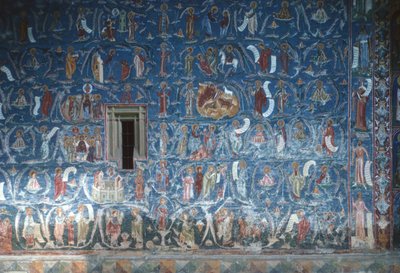 Boom van Jesse, zuidgevel schildering, 1547-50 door Romanian School