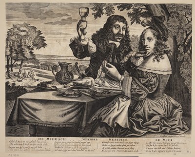 Middag (De middach - Meredies - Le midi) door Rombout Van den Hoeye