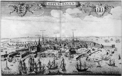 Uitzicht op Kopenhagen door Rombout Van den Hoeye