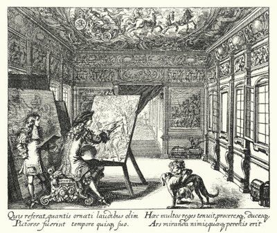 Schilderij (gravure) door Romeyn de (after) Hooghe