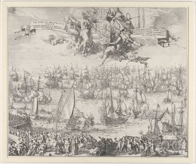 Tocht van Willem III naar Engeland, 1688 door Romeyn de Hooghe (attributed to workshop of)