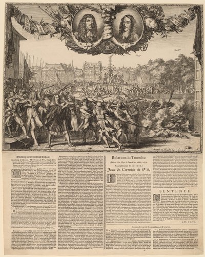 Afbeelding en waarachtigh Verhaal... (Weergave van het Ware Verhaal van Johan de Witt...) door Romeyn de Hooghe