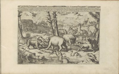 Aziatische en Afrikaanse dieren door Romeyn de Hooghe