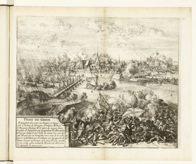 Beleg en inname van Grave, 1586 door Romeyn de Hooghe