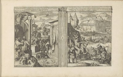 Doopceremonies; Berg van Abessinië door Romeyn de Hooghe