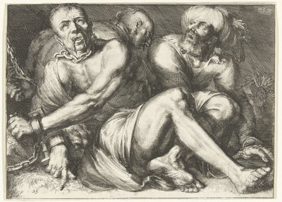 Gevangenen door Romeyn de Hooghe