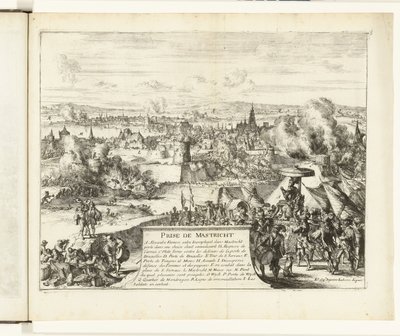 Inname van Maastricht door de hertog van Parma, 1579 door Romeyn de Hooghe