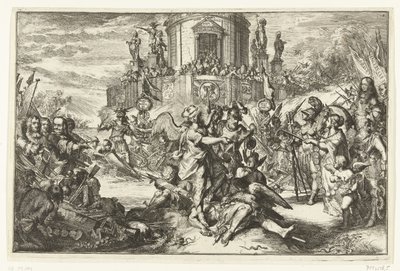 Overwinningen met de komst van Willem III door Romeyn de Hooghe
