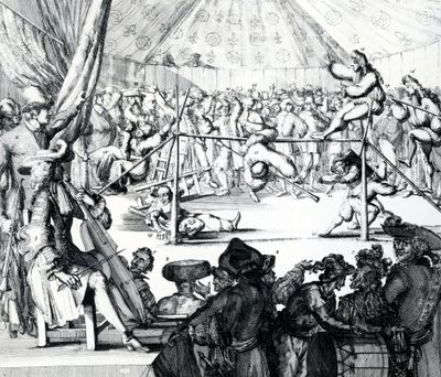 Paye qui tombe, 1697 door Romeyn de Hooghe