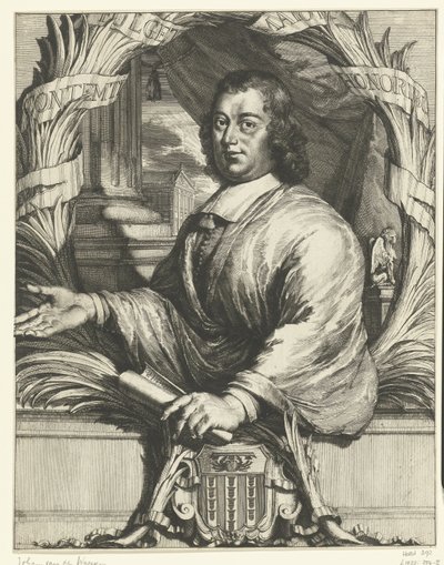 Portret van Johan van der Waeyen door Romeyn de Hooghe