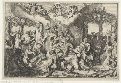 Tijd van vrede tussen de volkeren door Romeyn de Hooghe