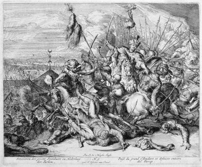Wenen Print Cycle, het veroveren van de grote standaard door Romeyn de Hooghe