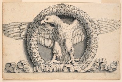 Eikenbladkrans met Adelaar door Romolo Achille Liverani