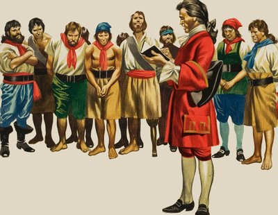Kapitein Bartholomew Roberts door Ron Embleton
