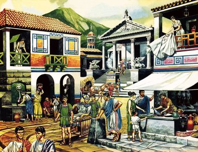 Pompei door Ron Embleton