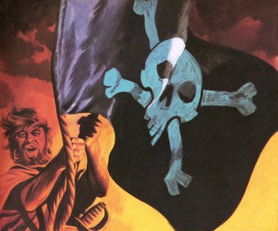 De vrolijke vlag hijsen door Ron Embleton