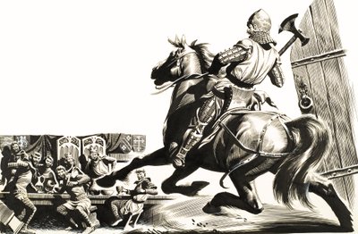 Sir Gawain en de Groene Ridder door Ron Embleton